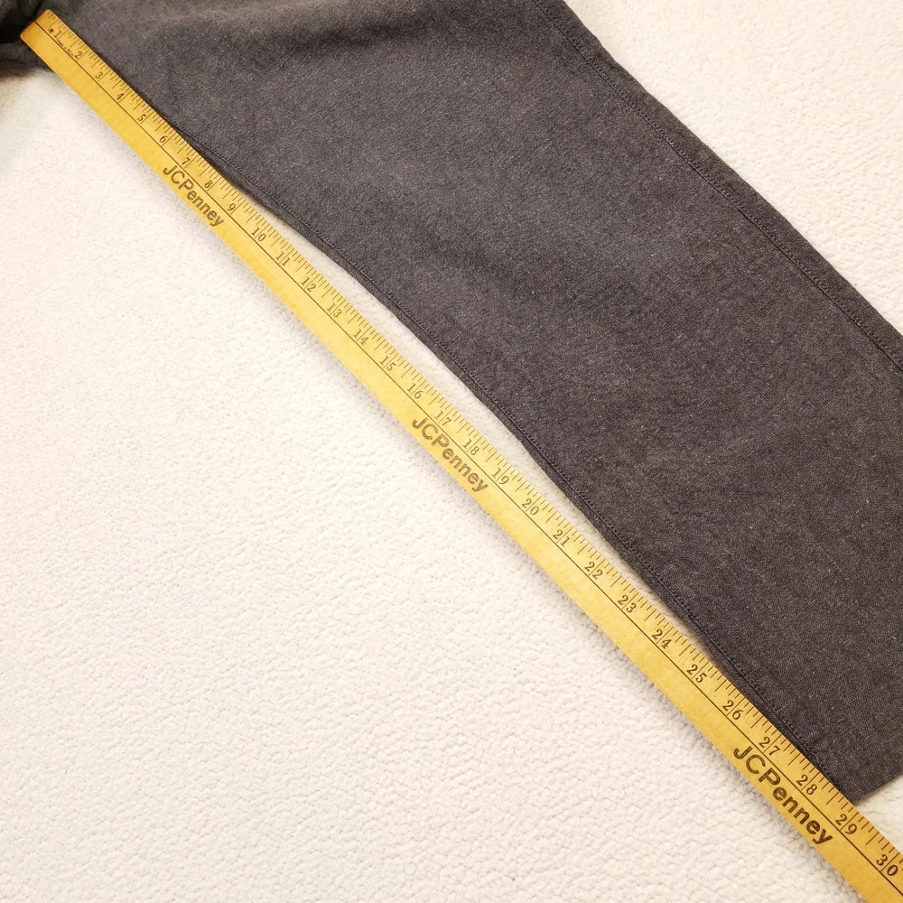 Banana Republic Kentfield Pant Mens 34x30 Gray Linen Cotton Blend Lightweight